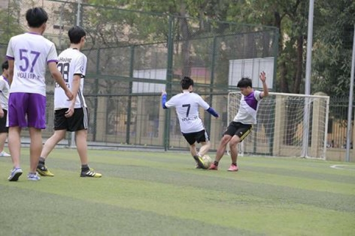 Đoàn thanh niên khoa Đào tạo Quốc tế tổ chức giải bóng đá nam năm 2018